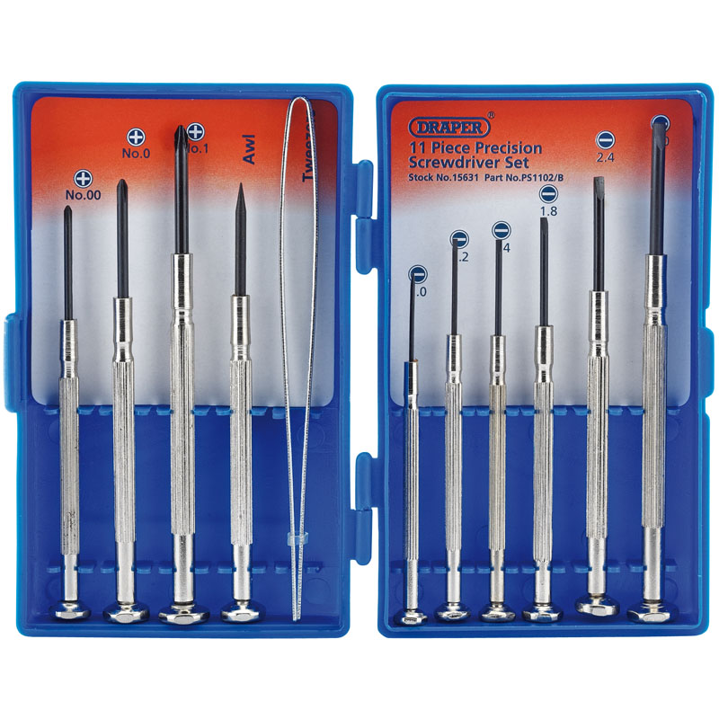 Draper Precision Screwdriver Set (11 Piece)