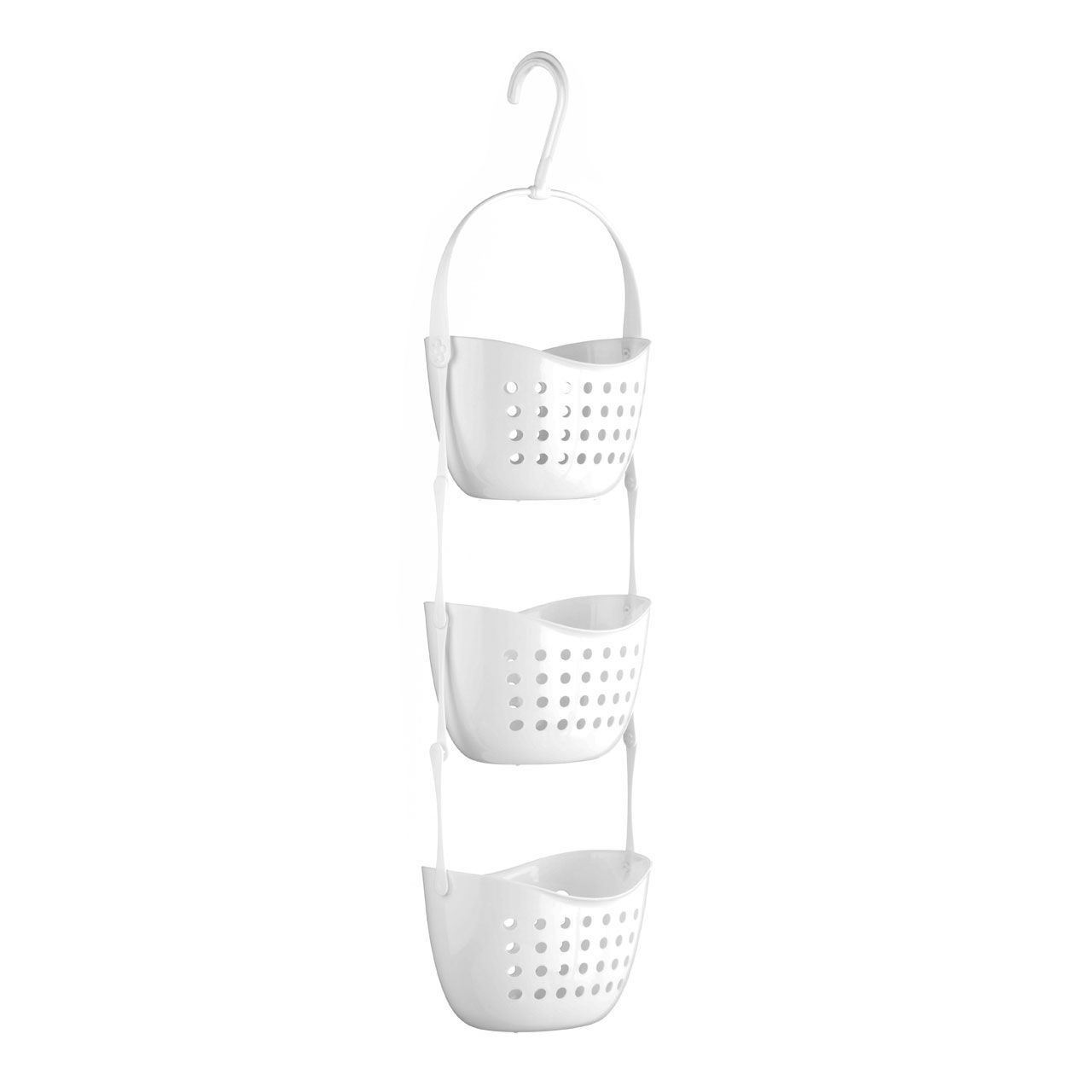 Homewares 3 Tier White Shower Caddy