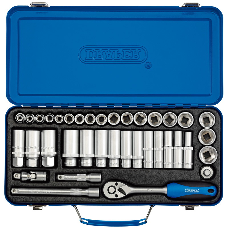 3/8In Sq. Dr. Metric Socket Set (37 Piece)