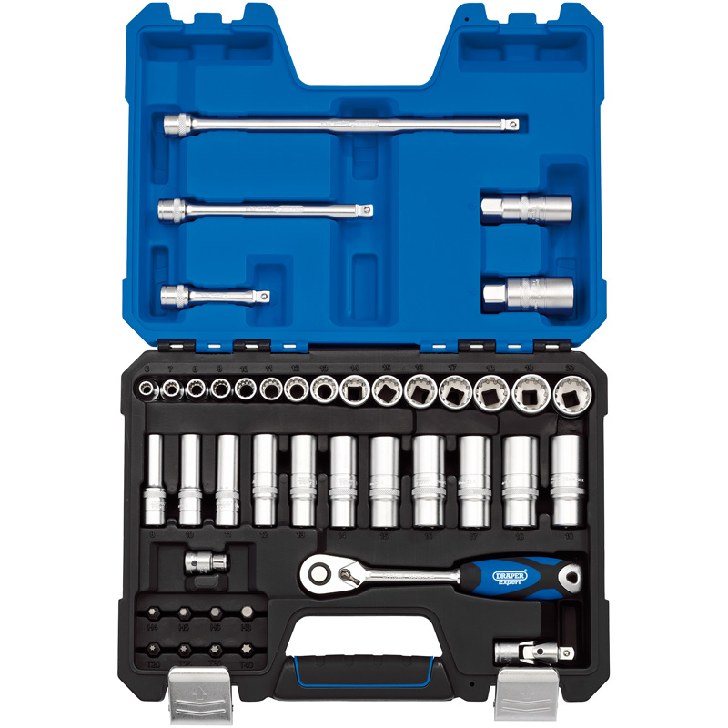Draper Multi-Drive Metric Socket Set 3/8 Sq. Dr. (42 Piece)