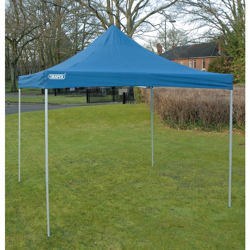 Draper Folding Gazebo 3 X 3M Blue