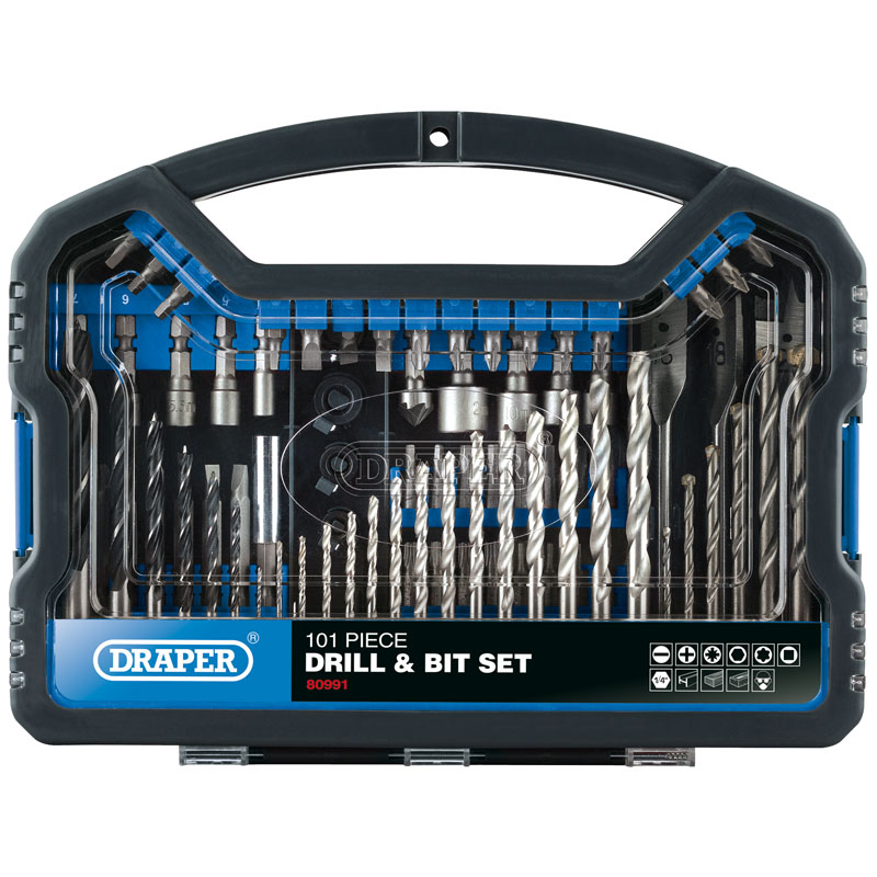 Draper Drill Bit And Accessory Set (101 Pcs)