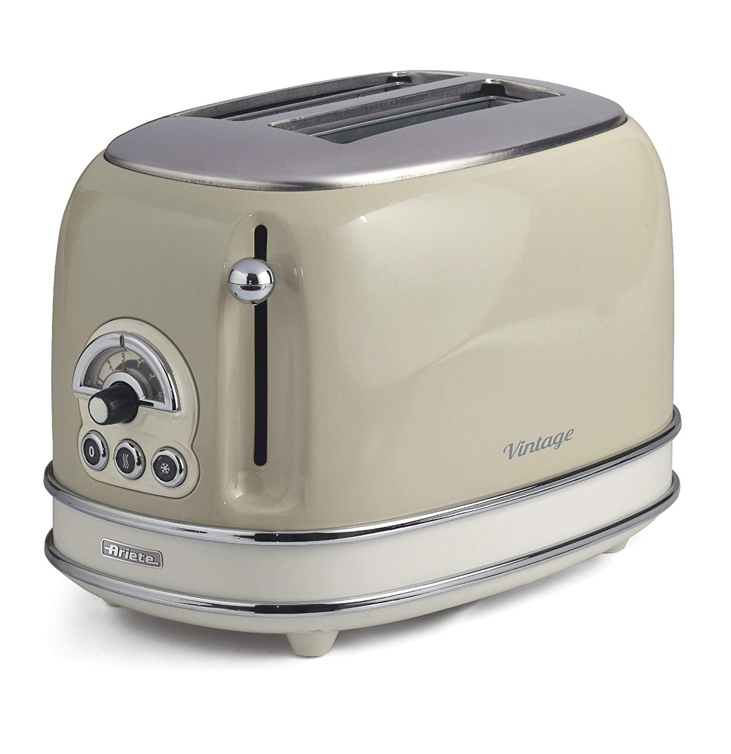 Ariete Vintage 2 Slice Toaster Cream
