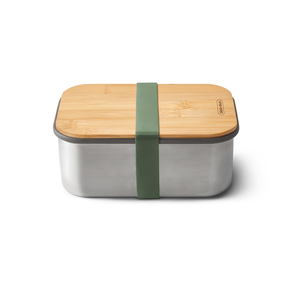 Black + Blum Stainless Steel Sandwich Box Large - Olive