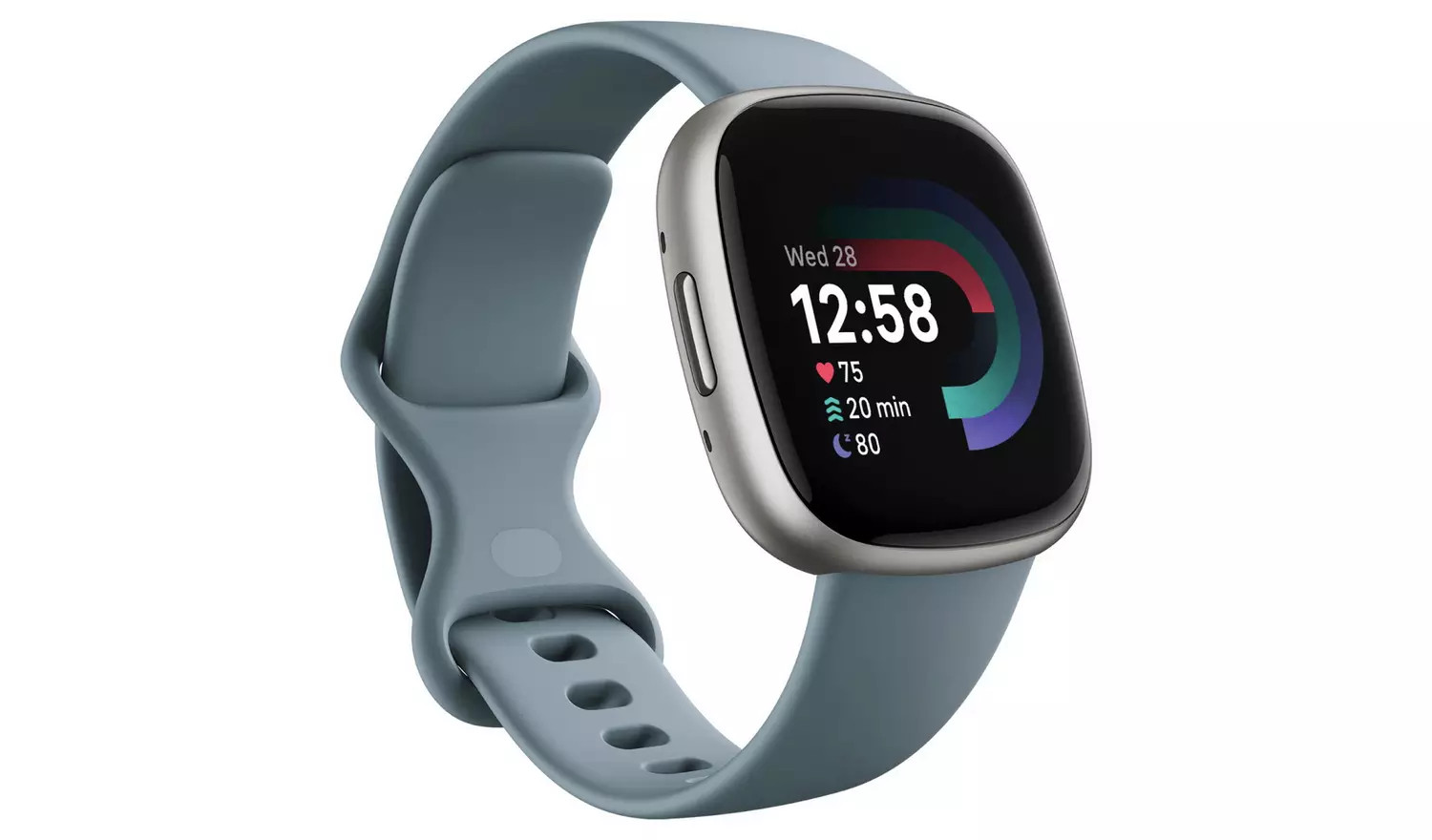 Fitbit Versa 4 Waterfall Blue/Platinum