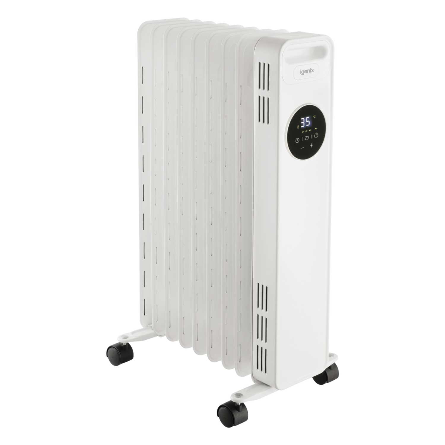 Igenix 2KW Digital Oil Filled Radiator with Timer White