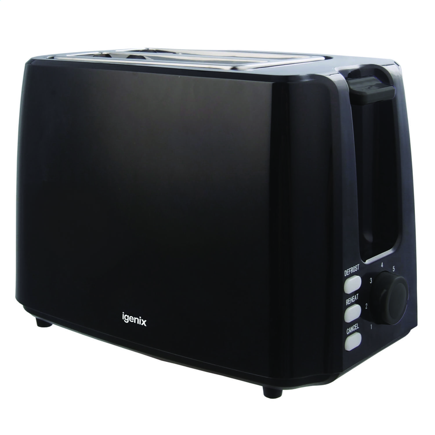 Igenix 2 Slice Toaster Black