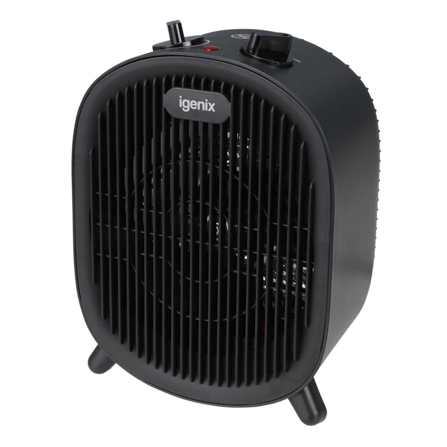 Igenix 2KW Upright Fan Heater Black