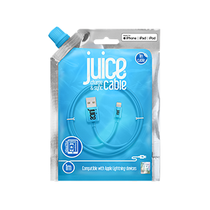 Lightning Juice Data Cable (1m) White
