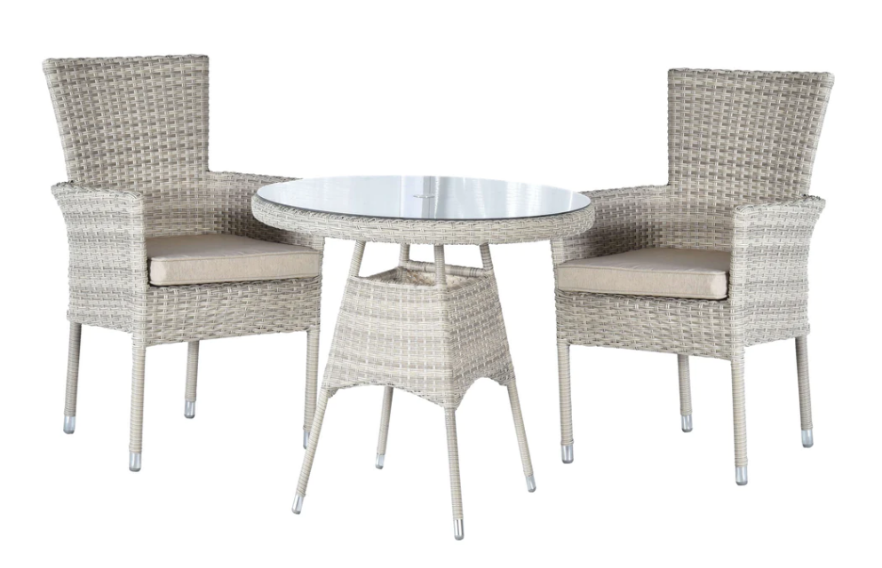 Mercer Alicante 2 Seater Stacking Set